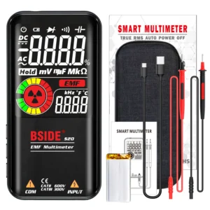 BSIDE Digital Multimeter S20 Smart DC AC Voltage Capacitor Ohm Diode NCV Hz EMF Tester Detector meter
