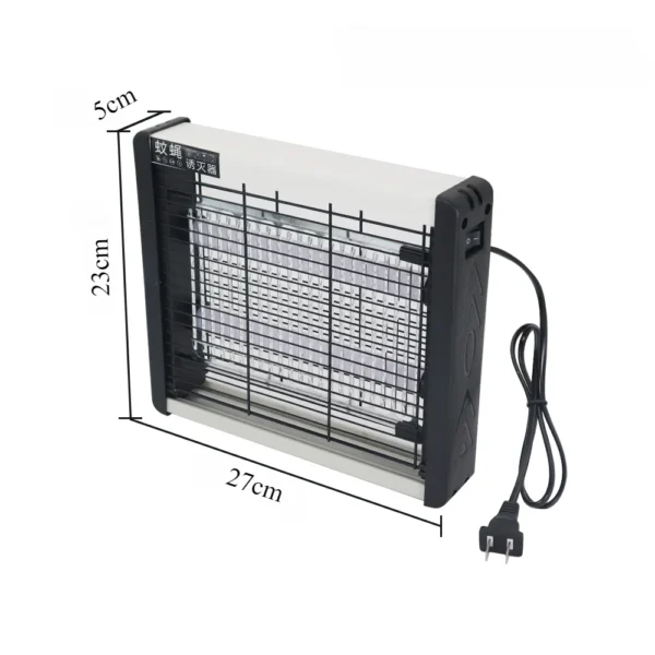 Lámpara antimosquitos de descarga eléctrica, trampa para moscas, repelente de insectos, trampa antimosquitos para dormitorio y exteriores - Imagen 9