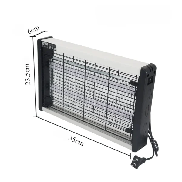 Lámpara antimosquitos de descarga eléctrica, trampa para moscas, repelente de insectos, trampa antimosquitos para dormitorio y exteriores - Imagen 7